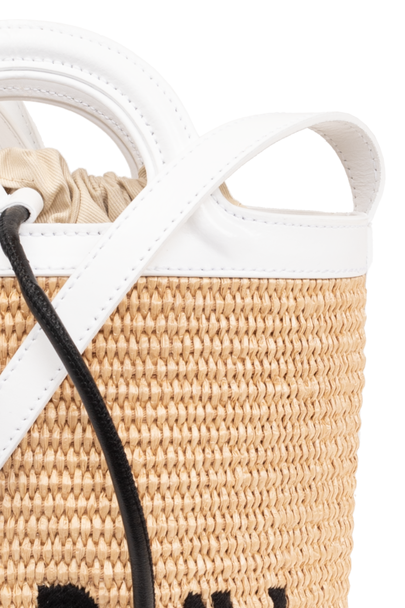 【関税&送料込】Marni Ivory Canvas Tropicalia Bucket Bag Marni Small Tropicalia Bucket Bag | White | FARFETCH